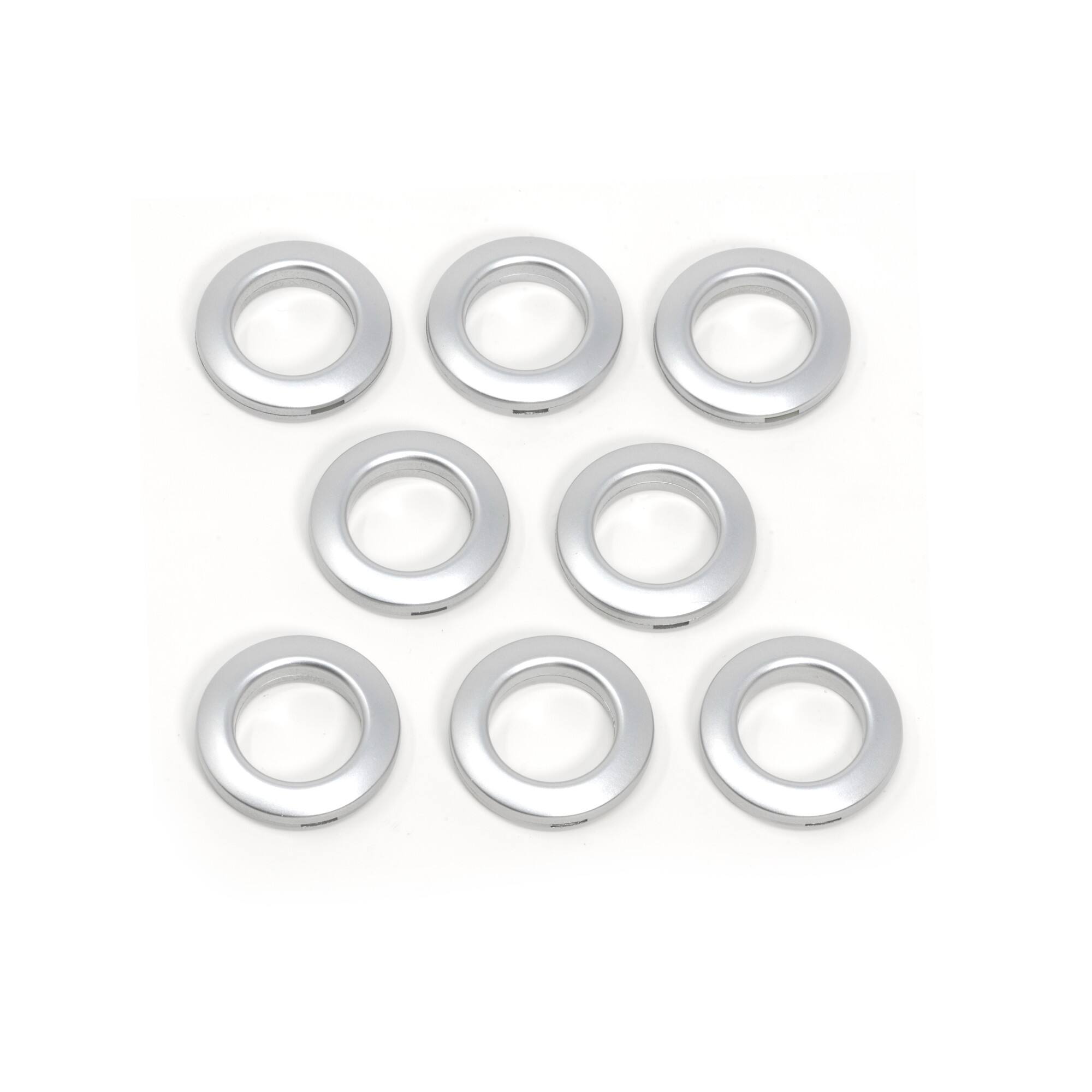 Dritz® Home Brushed Silver 1" Curtain Grommets, 8ct.